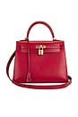 view 1 of 9 SAC À MAIN HERMES in Rouge
