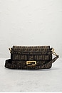 view 2 of 7 Fendi FF 1974 Baguette Shoulder Bag in Tobacco Brown
