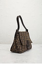 view 4 of 9 Fendi Zucca Mama Baguette Shoulder Bag in Brown