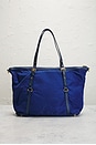 view 3 of 9 Prada Tessuto Tote Bag in Blue