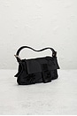 view 4 of 9 Fendi Beaded Baguette Shoulder Bag in Black
