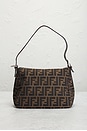 view 3 of 8 Fendi Zucca Shoulder Bag in Brown