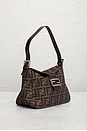view 4 of 8 Fendi Zucca Shoulder Bag in Brown