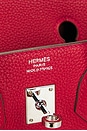 view 5 of 9 Hermes Togo Birkin 25 Handbag in Rouge