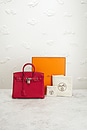 view 9 of 9 Hermes Togo Birkin 25 Handbag in Rouge
