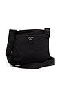 view 1 of 9 Prada Tessuto Flat Messenger Bag in Black