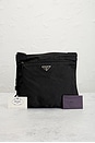 view 9 of 9 Prada Tessuto Flat Messenger Bag in Black