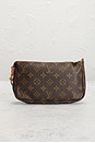 view 3 of 8 Louis Vuitton Monogram Pochette Accessoires Shoulder Bag in Brown