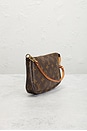 view 4 of 8 Louis Vuitton Monogram Pochette Accessoires Shoulder Bag in Brown
