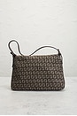 view 3 of 8 Fendi Zucchino Mama Baguette Shoulder Bag in Brown