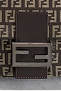 view 6 of 8 Fendi Zucchino Mama Baguette Shoulder Bag in Brown