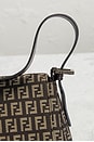 view 7 of 8 Fendi Zucchino Mama Baguette Shoulder Bag in Brown