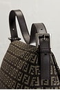 view 8 of 8 Fendi Zucchino Mama Baguette Shoulder Bag in Brown