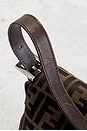 view 9 of 10 Fendi Zucca Mama Forever Baguette Shoulder Bag in Tobacco Brown