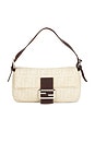 view 1 of 9 Fendi Zucca Baguette Shoulder Bag in Neutral
