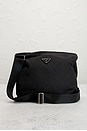 view 2 of 9 Prada Tessuto Flat Messenger Bag in Black