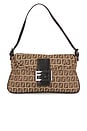 view 1 of 8 Fendi Zucchino Baguette Shoulder Bag in Brown