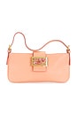 view 1 of 8 Fendi Baguette Pochette Shoulder Bag in Peach