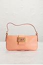 view 2 of 8 Fendi Baguette Pochette Shoulder Bag in Peach