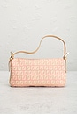 view 3 of 9 Fendi Zucchino Baguette Shoulder Bag in Pink