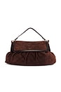 view 1 of 9 Fendi Suede Chef Shoulder Bag in Brown