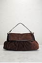 view 2 of 9 Fendi Suede Chef Shoulder Bag in Brown