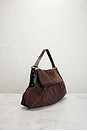 view 4 of 9 Fendi Suede Chef Shoulder Bag in Brown