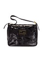 view 1 of 9 Fendi Snakeskin Baguette Shoulder Bag in Black