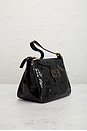 view 4 of 9 Fendi Snakeskin Baguette Shoulder Bag in Black