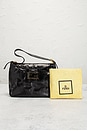 view 9 of 9 Fendi Snakeskin Baguette Shoulder Bag in Black