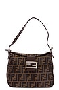 view 1 of 8 Fendi Zucca Mama Baguette Shoulder Bag in Brown