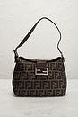 view 2 of 8 Fendi Zucca Mama Baguette Shoulder Bag in Brown