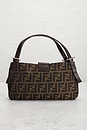 view 3 of 9 Fendi Zucca Shoulder Bag in Brown