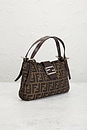view 4 of 9 Fendi Zucca Shoulder Bag in Brown