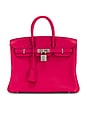 view 1 of 9 Hermes Swift Birkin 25 Handbag in Framboise