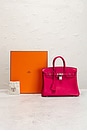 view 9 of 9 Hermes Swift Birkin 25 Handbag in Framboise