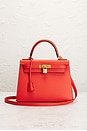 view 2 of 7 Hermes Epsom Kelly 28 Handbag in Sanguine