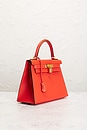 view 4 of 7 Hermes Epsom Kelly 28 Handbag in Sanguine
