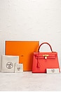 view 7 of 7 Hermes Epsom Kelly 28 Handbag in Sanguine