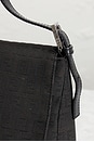 view 7 of 9 Fendi Zucchino Mama Baguette Shoulder Bag in Black