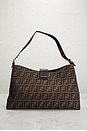 view 3 of 9 Fendi Zucca Shoulder Bag in Brown