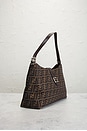 view 4 of 9 Fendi Zucca Shoulder Bag in Brown