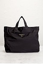 view 2 of 7 Prada Tessuto Shopping Tote Bag in Black