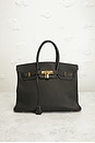 view 2 of 9 Hermes Togo Birkin 35 Retourne Handbag in Noir