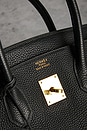 view 5 of 9 Hermes Togo Birkin 35 Retourne Handbag in Noir