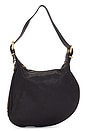 view 1 of 7 Fendi Selleria Oyster Shoulder Bag in Black
