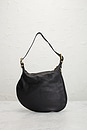view 3 of 7 Fendi Selleria Oyster Shoulder Bag in Black