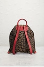 view 3 of 8 Fendi Leopard Backpack in Brown