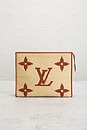 view 2 of 9 Louis Vuitton Monogram Giant Raffia Toiletry Pouch 26 in Neutral