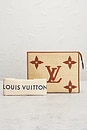view 9 of 9 Louis Vuitton Monogram Giant Raffia Toiletry Pouch 26 in Neutral